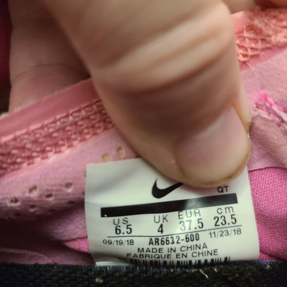 Nike Air VaporMax 2019 Psychic Pink Woman's Size 6.5 - Picture 8 of 10